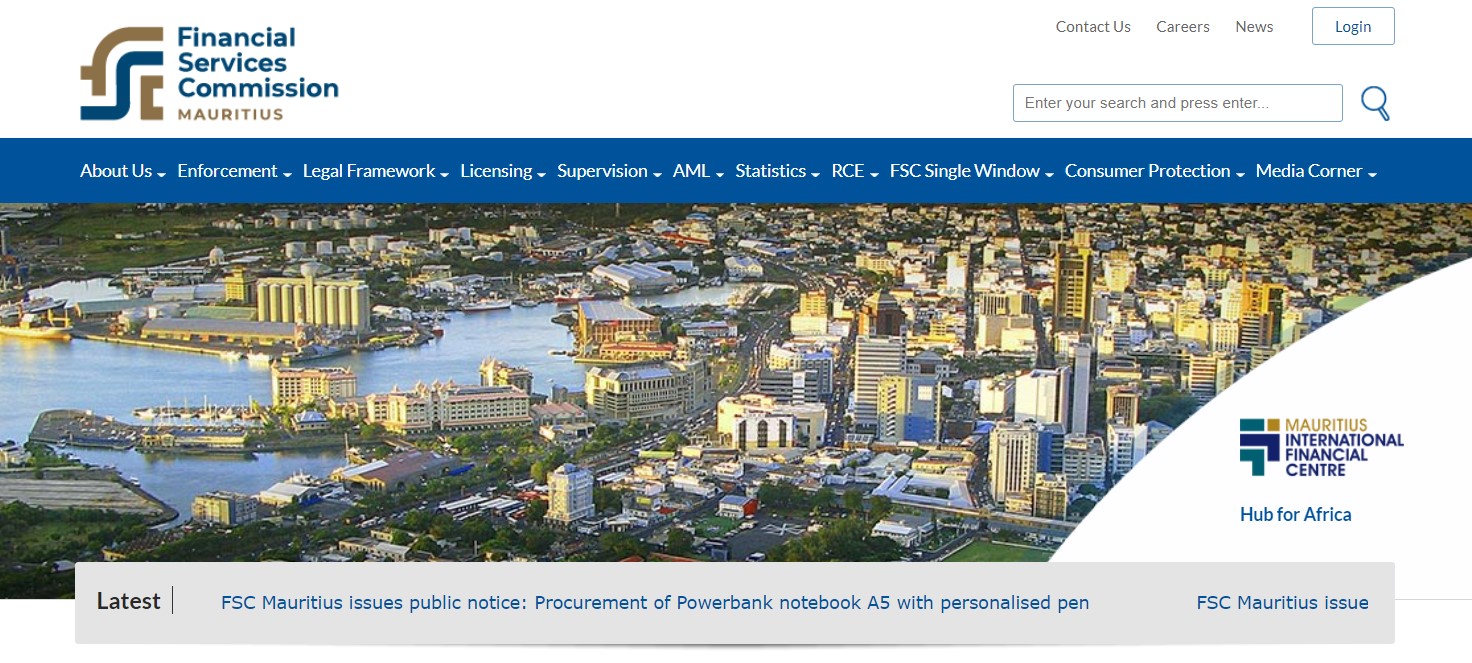 モーリシャス金融サービス委員会(FSC Mauritius)