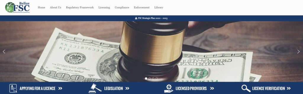 ベリーズ国際金融サービス委員会(FSC Belize)