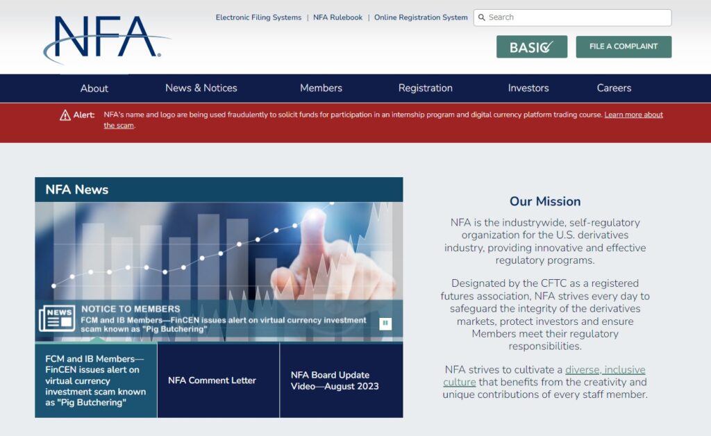 全米先物協会(NFA)