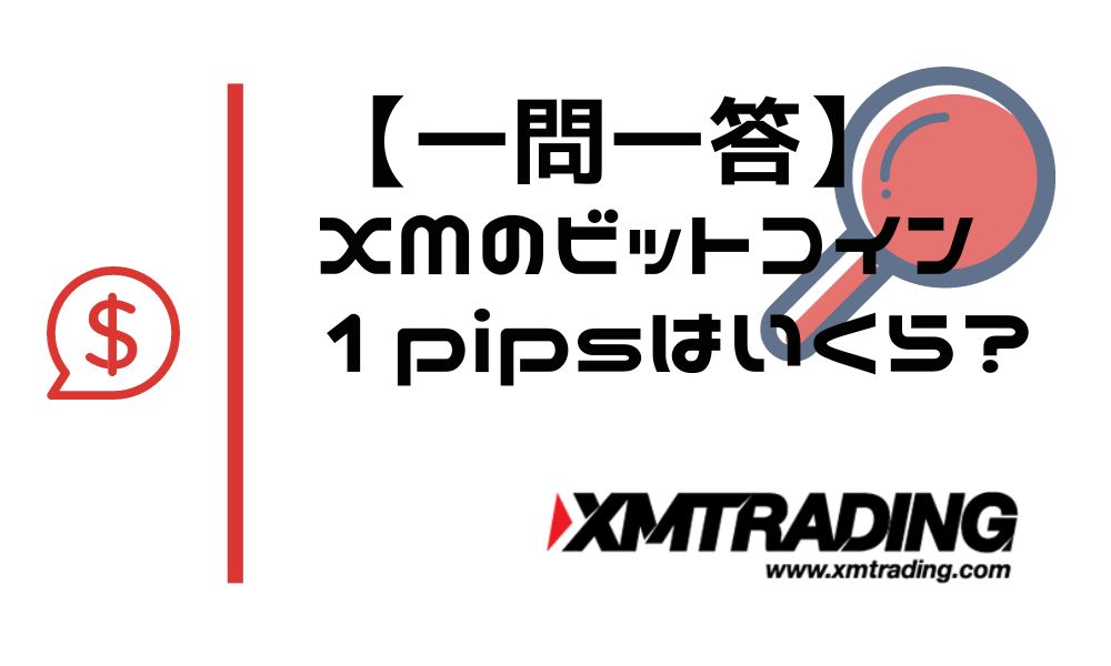 【一問一答】XMのビットコインは1pipsいくら？