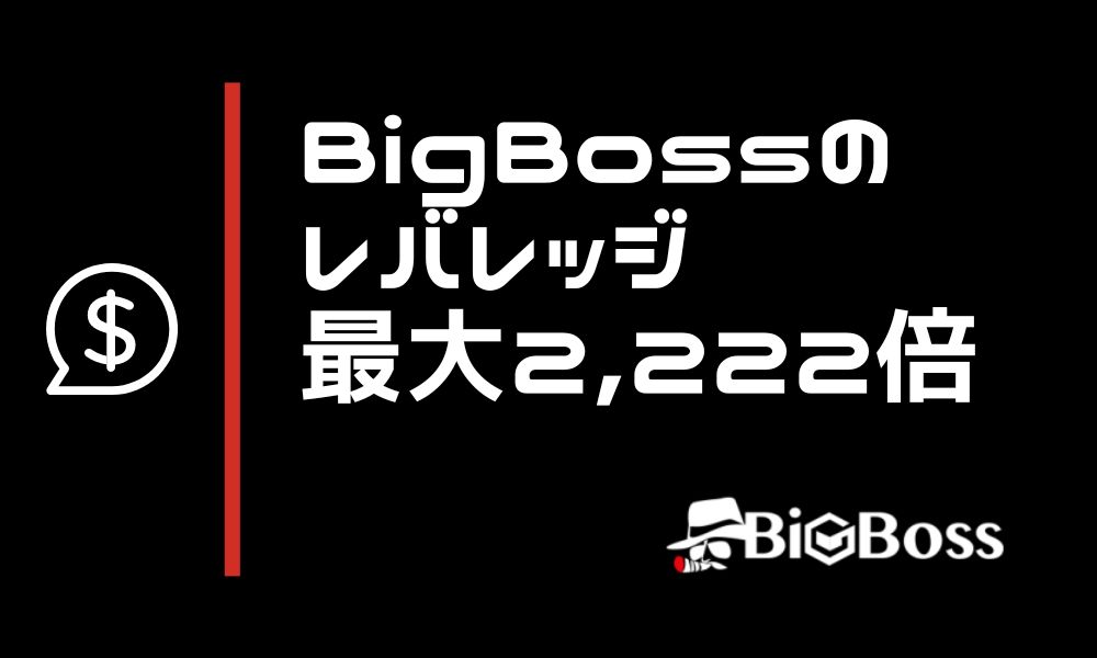 BigBossは最大レバレッジ2,222倍｜変更や規制のルールも要チェック