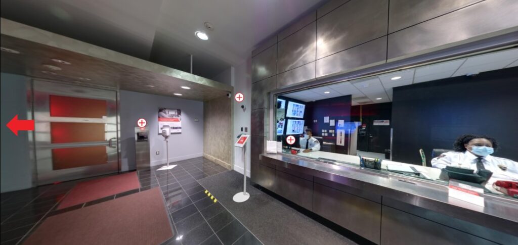 エクイニクス NY4データセンター セキュリティロビー