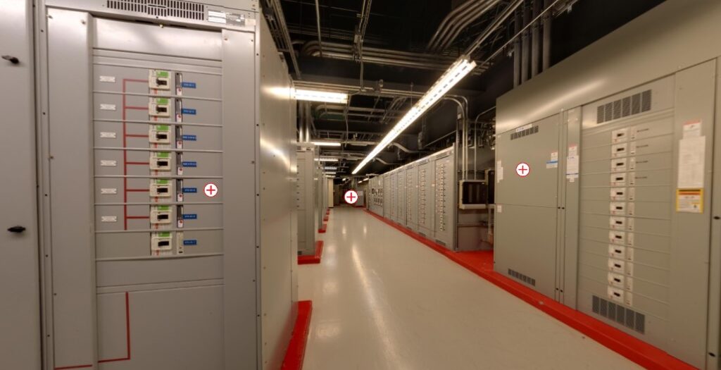 エクイニクス NY4データセンター エレクトリカルルーム