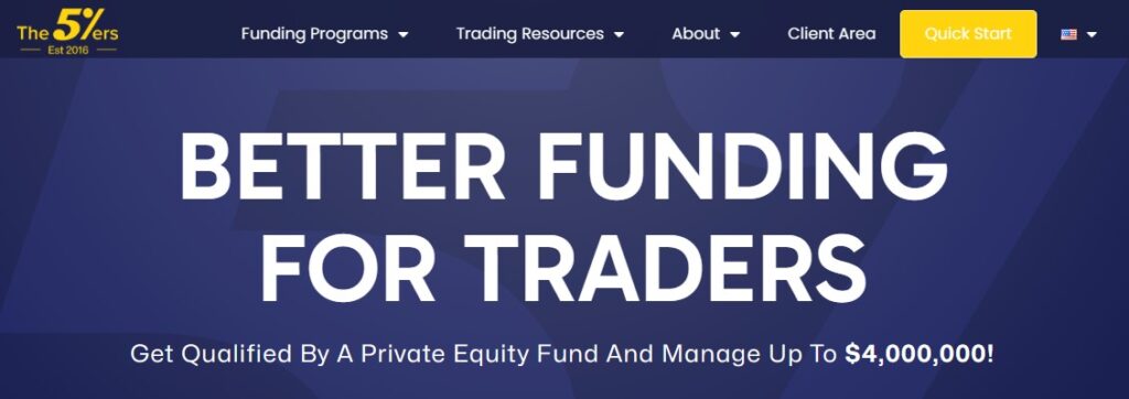 第5位：The5ers｜最安級コスト×即日報酬のプロップファーム